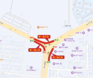 注意！8月28日至10月12日，麒麟北路龙凤路路口实施交通管制